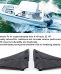 Hydrofoil Stabilizer Kit For Outboard And Stern Drive Boats 4HP To 50HP Keeps Your Ride Smooth, Cuts Drag And Cavitation