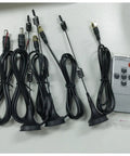 Wireless Forklift Camera System With Seven Inch Waterproof Monitor includes multiple antennas and remote for secure connection.