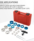 Pro Grade Crankshaft Seal Tool Set For Removal And Installation With Camshaft Oil Seal Puller Kit, Premium Aluminum Adapters