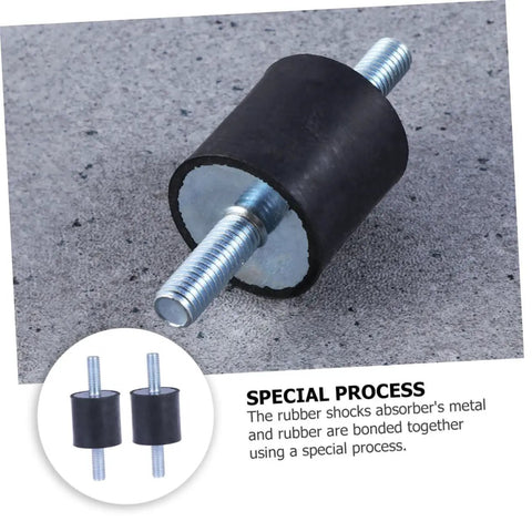 Heavy Duty Rubber Mounts Set For Fitness Equipment And Home Gym Systems Beat The Shake With Shocks Absorbers Anti Vibration Isolators For Air Conditioners Air Compressors Motors Pumps And Welding Machines Reducing Noise And Vibration, black rubber mount with threaded bolt