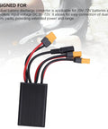 Heavy Duty Dual Battery Pack Balance Discharger With Snap Ready Charging Port And Steady 40A Output For 20V To 72V Boards, showing wiring connections.