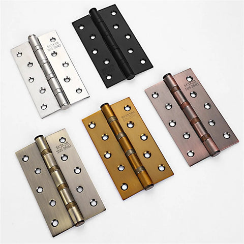 Assorted colored Stainless Steel Cabinet Door Hinges With Soft Close Damper For Quiet Smooth Kitchen Cabinet Doors No Fuss Easy Install