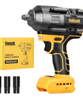 Half Inch Cordless Impact Wrench With Brushless Motor 1200 Nm Torque 900 ft lb Battery Compatible 20V LED Work Light Variable Speed
