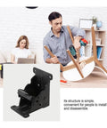 Heavy Duty Ball Bearing Door Hinges 2 Pack for Folding Furniture Stainless Steel Table Leg Hinge Replacement, black hinge shown