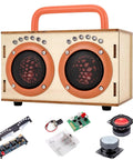 Build Your Own Bluetooth Speaker Kit For Kids And Teens No Soldering Required Easy Cool Hands On Wooden Electronics Building Set