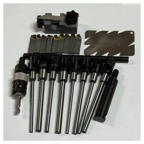 Upgrade Your Ride With This Adjustable Hard Alloy Valve Seat Grinding Reamer Tool Kit For Car And Motorcycle Repair Featuring Heavy Duty Handle Cutter Compatible With 15 To 90 Degree Sessions, hard alloy valve seat kit