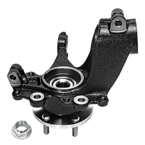 Front Suspension Kit For Ford Focus 2012 2013 With 2 Steering Knuckles Wheel Hub Bearings 2 Struts And Coil Springs And 2 Sway Bar End Links Replacement