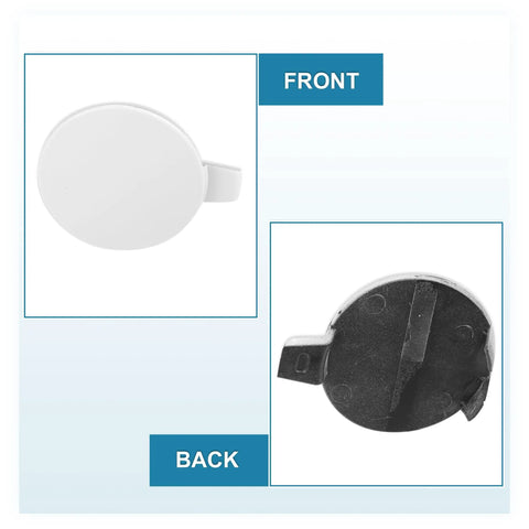 Front Tow Hook Cover For Tesla Model 3 2017 2018 2019 2020 2021 White Plastic Replacement Eye Lid Cap For Front Bumper