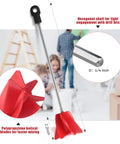 Three Pack 11 Inch Helix Paint Stirrer For Drill Easy Epoxy Concrete Resin And Paint Mixer Attachment Silicone Paddle Stirrer Works With Most Drills For All DIY Projects shown with dimensions and features