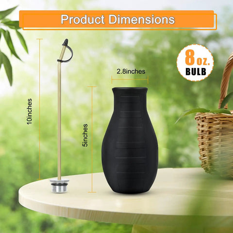 Handheld Diatomaceous Earth Duster And Powder Sprayer With Long Copper Tube For Organic Gardening And Home Powder Applications