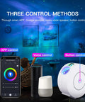 Nebula Night Light Projector For Bedroom With 16 Million Colors And 7 Nebula Modes Ceiling Star Projector Aurora LED Night Light