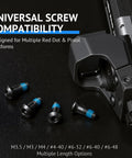 Heavy Duty Red Dot Sight Screw Kit With Multiple Size Mounting Hardware For Pistols And Optics Drop In Setup No Sweat Rigging screws on pistol