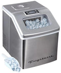 Big Capacity Clear Ice Maker For Home Bar 40 Lbs Output Stainless Steel Creates Crystal Clear Square Ice Cubes Fast