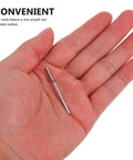 Stainless Steel Blind Rivets 50 Pcs Dome Head Smooth Finish Heavy Duty Break Resistant Fasteners held in hand