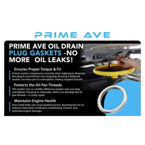 16mm Oil Drain Plug Gaskets Crush Washers For Leak Proof Sealing pack of 15 with instructions for use