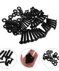 Heavy Duty Tv Mounting Hardware Kit With Wall Mount Standoffs And Screws For Home And Office Use Includes Metal Corner Brackets And Universal Fit
