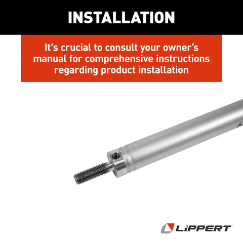 53 Inch RV Hydraulic Cylinder Replacement With 38 Inch Stroke One Point Five Inch Bore Three Quarter Inch Ten Thread