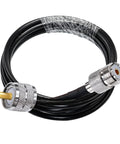 Coiled RG58 UHF Coax Extension Cable From Male To Female Killer Low Loss PL 259 Jumper For CB And Ham Radios 6.6 Ft