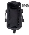 Top view of open BigMouth 22 Pocket Tool Bag With Wide Opening 12 Inside Pockets And 10 Exterior Pockets Heavy Duty Build