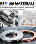 88 Piece Aluminum and Copper Oil Plug Washer Kit With 11 Sizes for M10 M12 M14 M16 M18 Car Drain Plugs Sealing Gasket Set