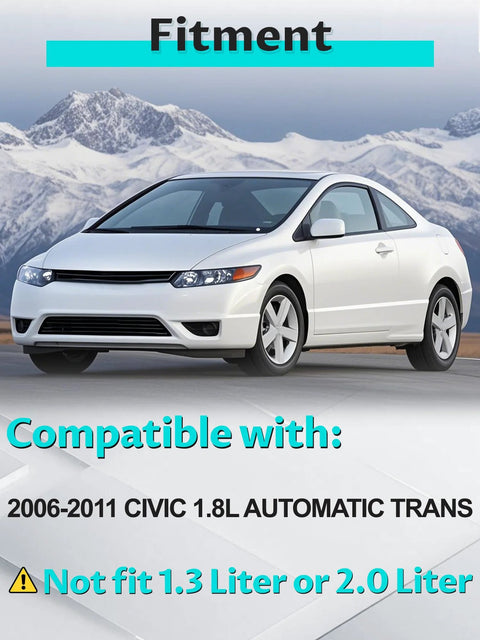 White 2006-2011 Civic 1.8L automatic, Engine and Transmission Mount Kit for 2006-2011 Civic 1.8L automatic, mountain background