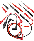 Deluxe Silicone Test Lead Kit for HVACR Multimeters With Alligator Clip Extensions Extended Reach Molex Probes visible in image