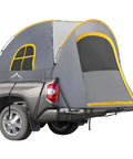 Rugged Pickup Truck Bed Tent For Camping Fits 5.5 To 6.0 Feet Bed Weatherproof 210D Oxford With PU2000 Coating setup on truck