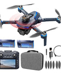 Mini Drone With HD Camera And Sweet 4.3 Inch LCD Screen, Foldable Quadcopter With Brushless Motors, accessories, and carrying case