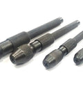 Pin Chuck Collet Vise Set For DIY Jewelry Making And Hobby Machining 4 Piece Hand Tool Kit for Drill and Lathe, matte black finish