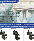 Upper Unit Seal Kit For Bravo Stern Drive Replacement Marine Grade Gasket Set To Stop Leaks Restore Performance And Smooth Shifts For Bravo I II III Today with compatible models shown.