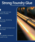 Industrial Strength Metal Bonding Epoxy Glue For Metal And Plastic Repairs, High Temperature Resistant Casting Adhesive Pipes