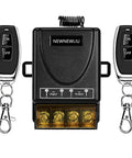 Heavy-Duty 12V Wireless Remote Switch With 30A Relay For DC Motors, Fans, Lamps And Roller Doors, with RF Remote Controls