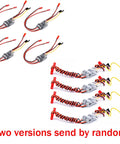 Bidirectional 5A Brushed ESC For RC Model Boats And Tanks, Dual Way Speed Controller, 2S-3S LiPo, 4 pack, two versions shown
