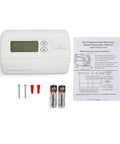 Non Programmable Thermostat For Single Stage Heating And Cooling Systems With Heat Pump Support Without Aux No Fuss Install