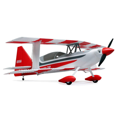 Ultimate 3D 950mm RC Airplane With AS3X Safe Technology Smart BNF Basic Ready To Fly in red and white design