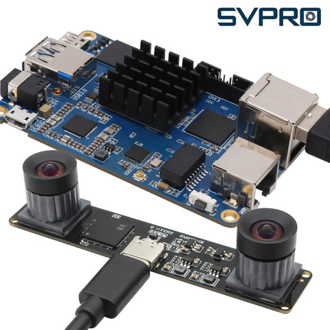1080P 60FPS USB Camera Module With Dual M12 Lenses And 3840x1080 Resolution, UVC Computer Vision Ready 3D Stereo Camera