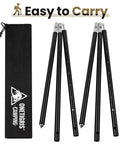Ultra Durable Aluminum Tent Poles Set Of 2 Adjustable Telescoping Poles For Tents Tarps Canopies Awnings And Shelters Built To Last