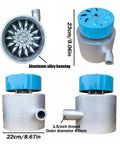 3000W Water Turbine Hydro Power System with Voltage Regulator for Off Grid and Backup Power 110 to 230 Volt Output, multiple views