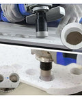 Heavy Duty 7pc Diamond Tile Hole Saw Kit With Vacuum Brazed Core Bits For Fast Drilling On Porcelain Granite And Ceramic Using Standard SDS Adapter drilling stone tile