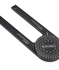 0 To 360 Degree Woodworking Protractor Aluminum Alloy Angle Finder Non Electronic Display Precision Machined Measuring Tool