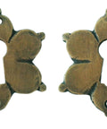 Star Shape Keyhole Cover Escutcheons 1.5 X 1.5 Inch Forged Brass 2 Pack Ideal Jewelry Component And Pendant Hardware