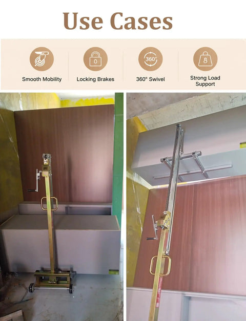 Heavy Duty Portable Mobile Lifting Stacker Tool That Lets You Boss Cabinets Into Place With Ease For Epic Home Makeovers And Serious Workshop Jobs Today with smooth mobility features.