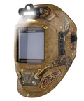 Pro Grade Auto Darkening Welding Helmet With LED Light, True Color Large Viewing Window, Four Arc Sensors, LYG 17800F ST