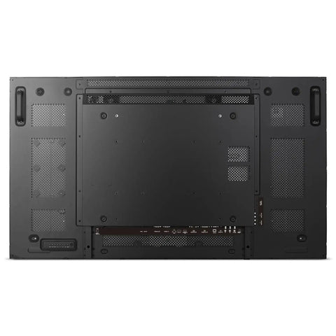 Back view of a 32 Inch LED Digital Signage Display Packing Crisp 1080P Punch and Micro Narrow Bezel showing connectivity options.