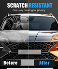 Windshield Crack Repair Kit For Cars 2025 Upgraded Quick Fix Set For Chips And Cracks DIY Glass Repair Tools with a before and after view.