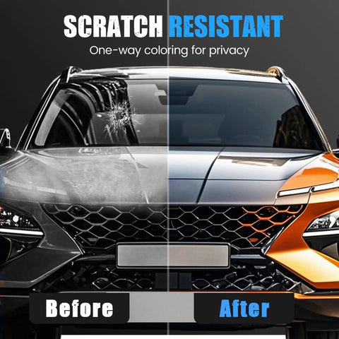 Windshield Crack Repair Kit For Cars 2025 Upgraded Quick Fix Set For Chips And Cracks DIY Glass Repair Tools with a before and after view.