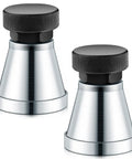 Top Notch 2 Pack Adjustable Machine Screw Jacks 5 Ton Capacity Compact Alloy Steel Leveling Stands For Cnc Mills Lathes Drill Presses No Sweat Setup And Lock Tight Grip in shiny steel finish.