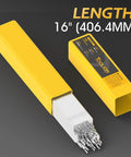 ER4043 Aluminum TIG Welding Rod One Eighth Inch Diameter By Sixteen Inch Length Five Pound Pack opened next to yellow case