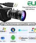 Low Light USB Camera with 5-50mm Manual Zoom and 10x Varifocal Lens, HDR 100dB, UVC USB 2.0 for computer systems overview