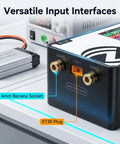 Programmable DC Electronic Load 150W 60V 12A Workhorse For Battery Capacity Testing And Power Supply R And D Pro Grade High Precision Lab Current Load Tester With 1mV 1mA Resolution, 4mm banana socket and XT30 plug